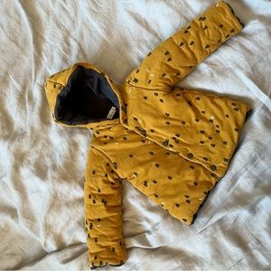 Baby Clic Hooded quilted jacket coat